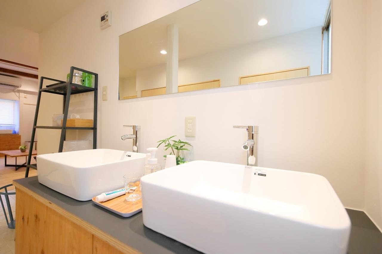 Raku Hostel Oszaka Kültér fotó